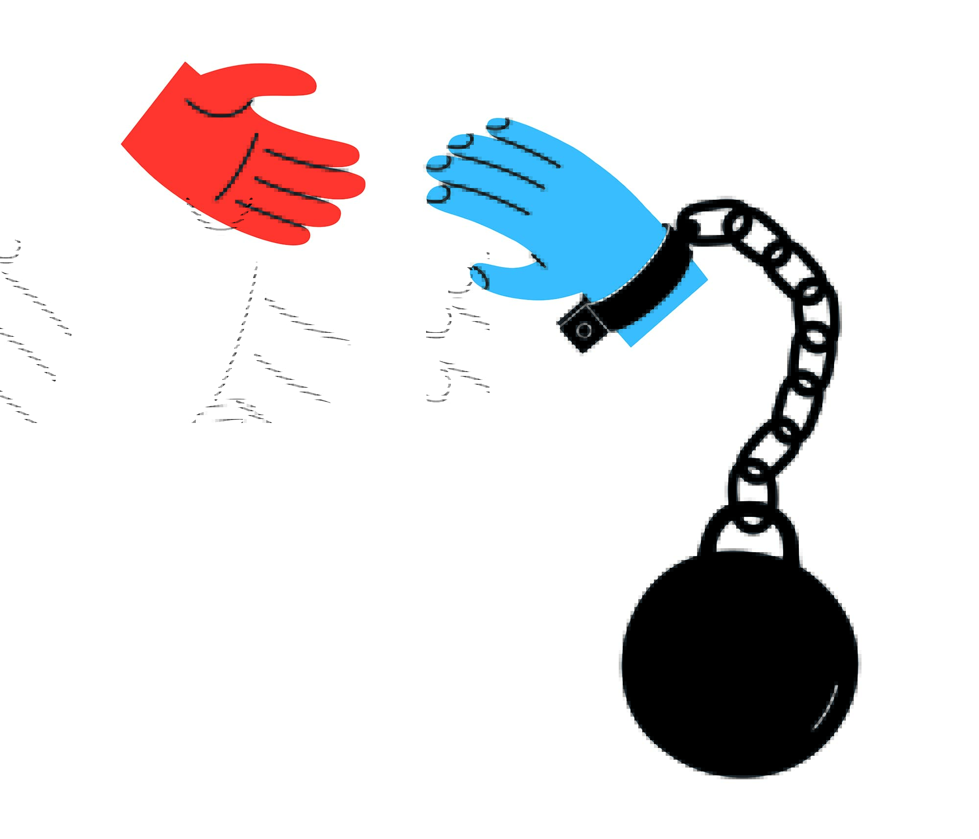 Extiéndele la mano