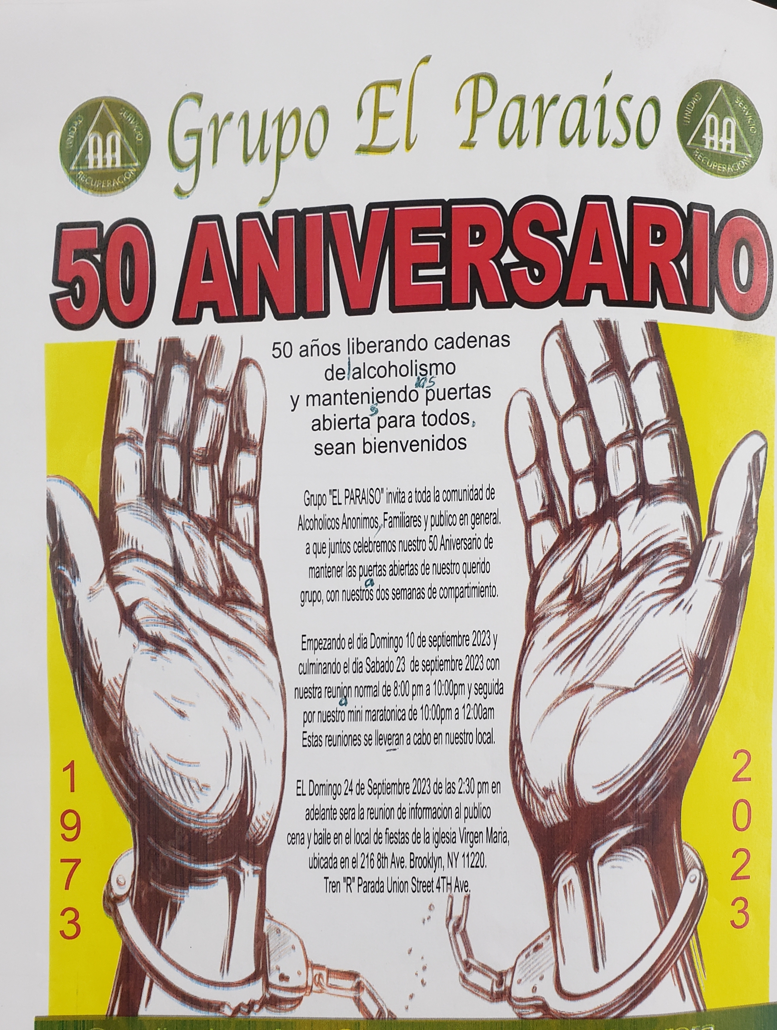 Aniversario Grupo El Paraíso
