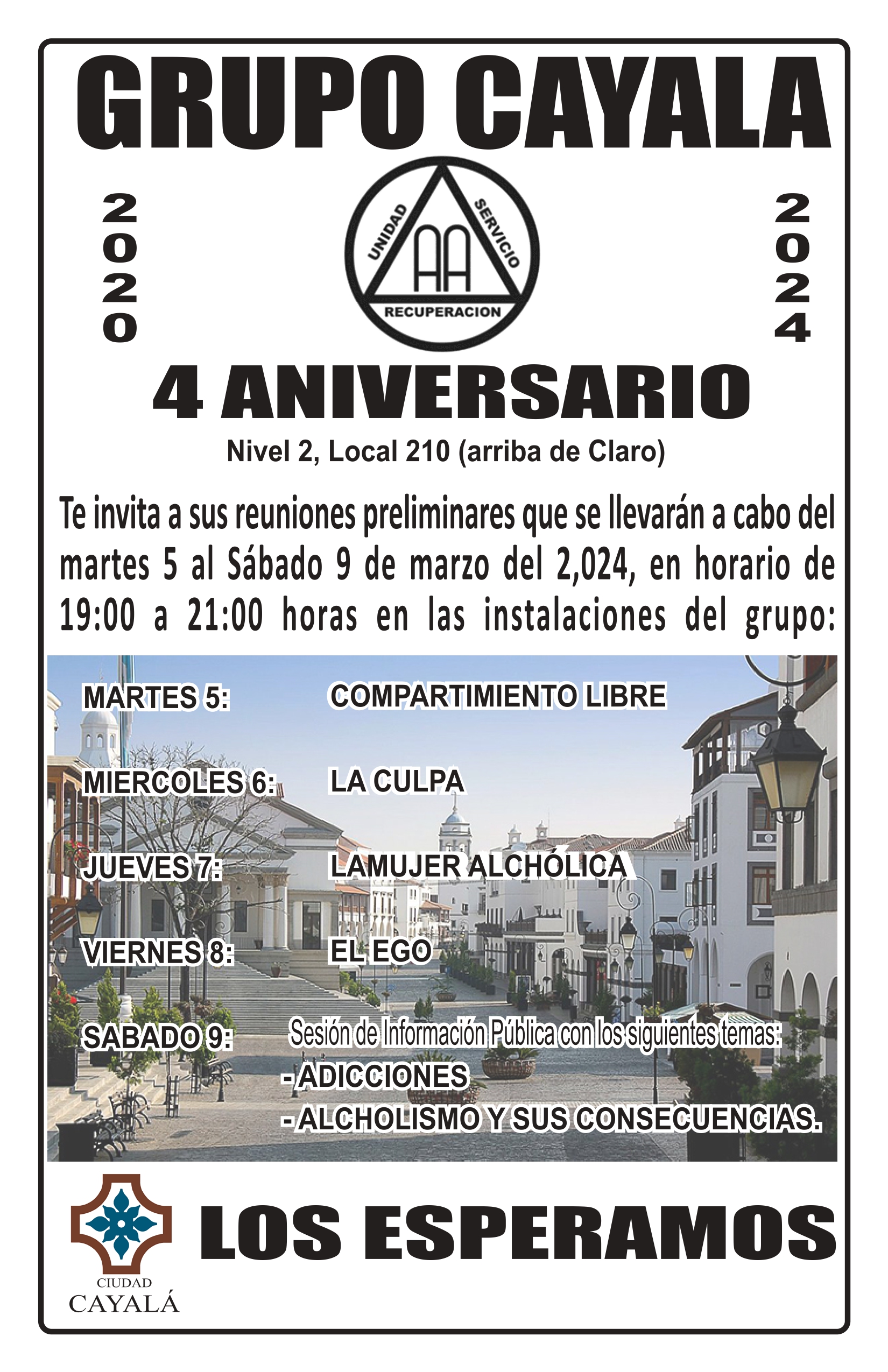 4to aniversario cayala