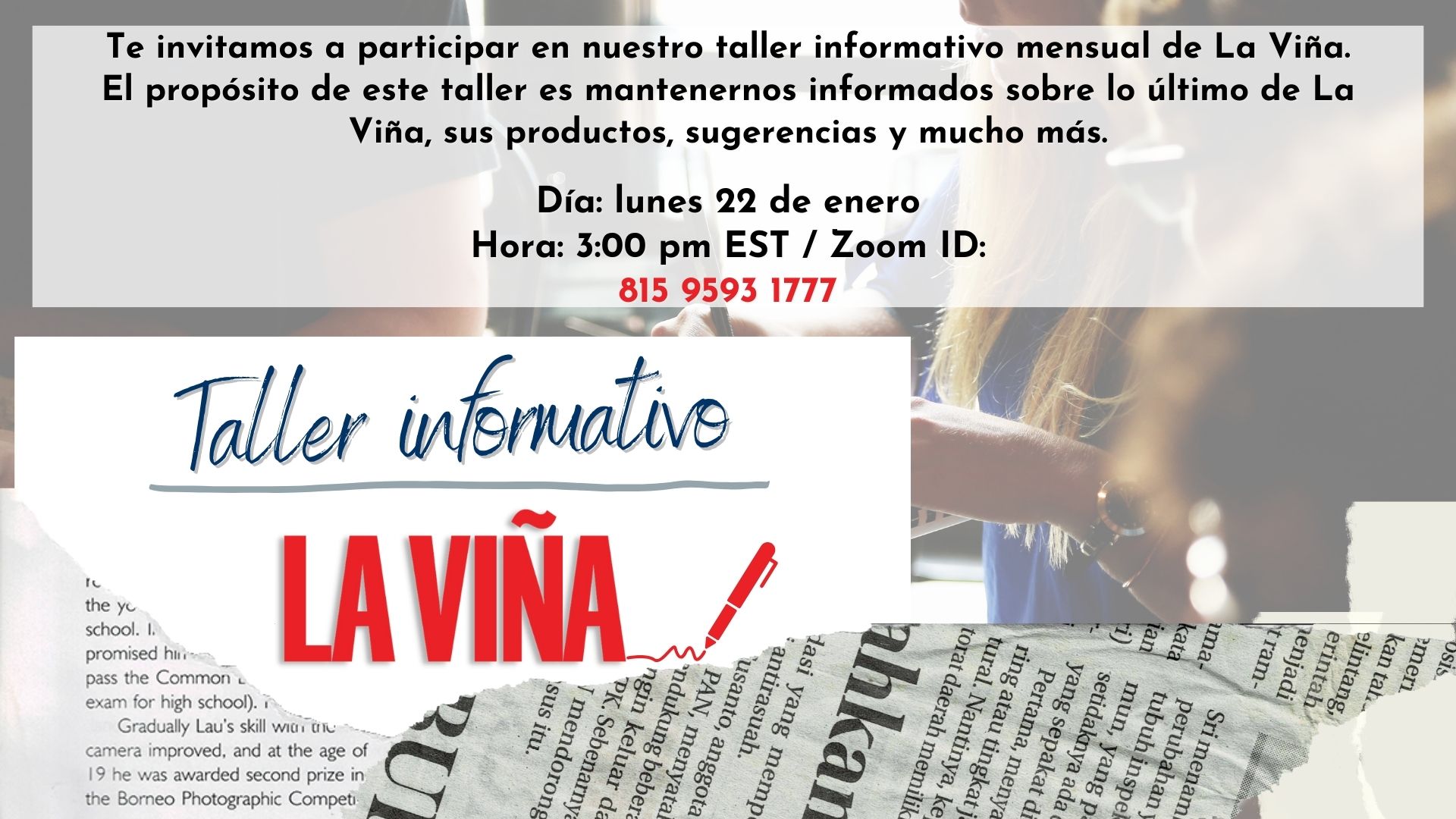 LV Taller mensual enero 2024