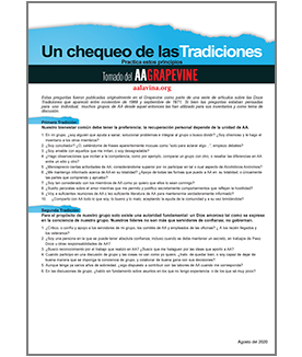 Icono Lista de chequeo de las Tradiciones