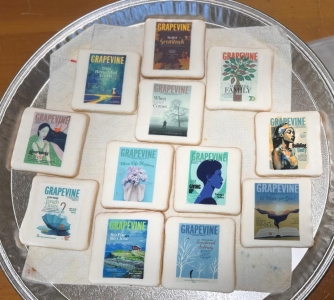 Galletas Grapevine y La Viña horneadas para la Asamblea del Área 67 de l Sudeste