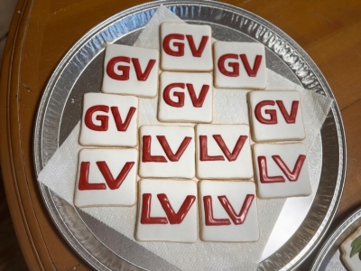 Galletas Grapevine y La Viña horneadas para la Asamblea del Área 67 de l Sudeste