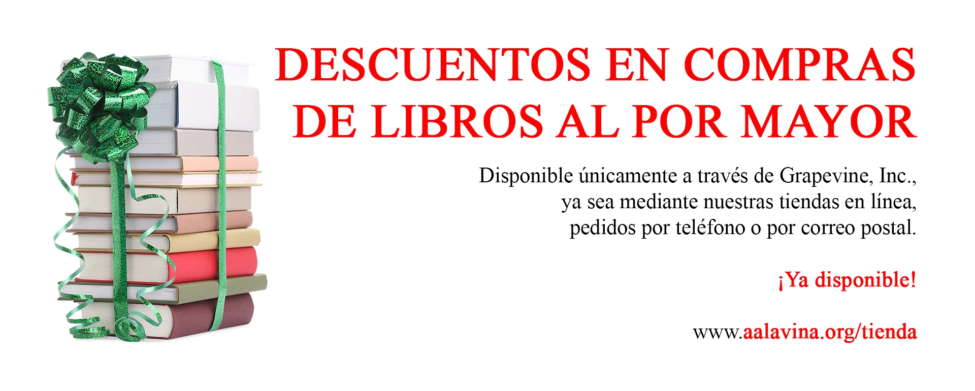 Descuentos de libros al por mayor